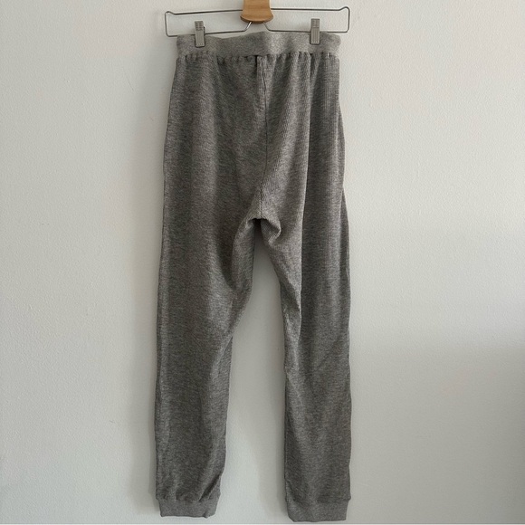 Skin For Neiman Marcus Waffle Gray Joggers Pants Sz 2 - Picture 4 of 6
